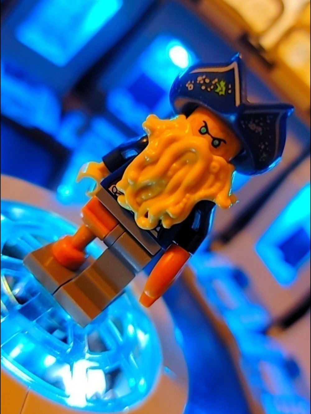 Davy Jones Minifigure Lego Compatible